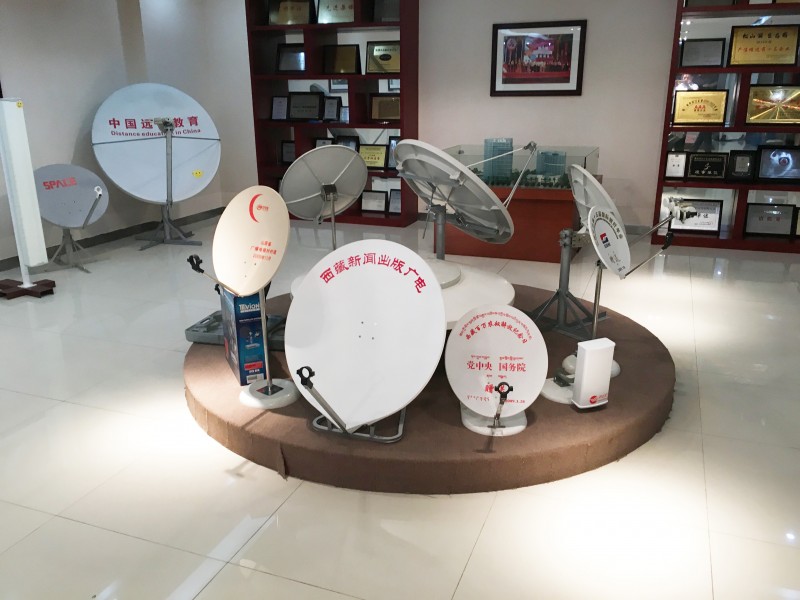 微波天線展示一角
