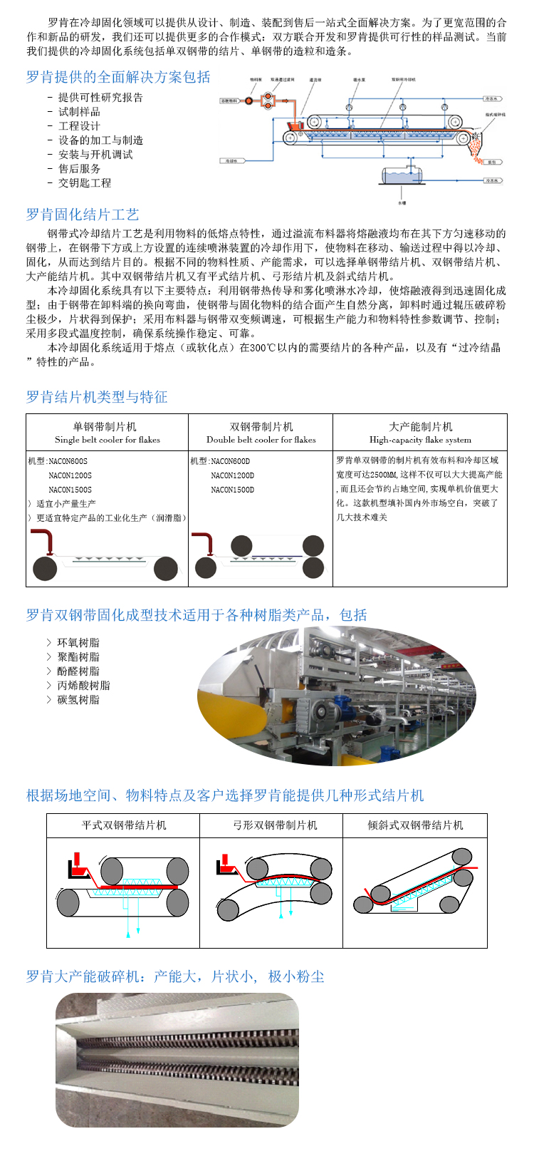 單雙鋼帶結片機