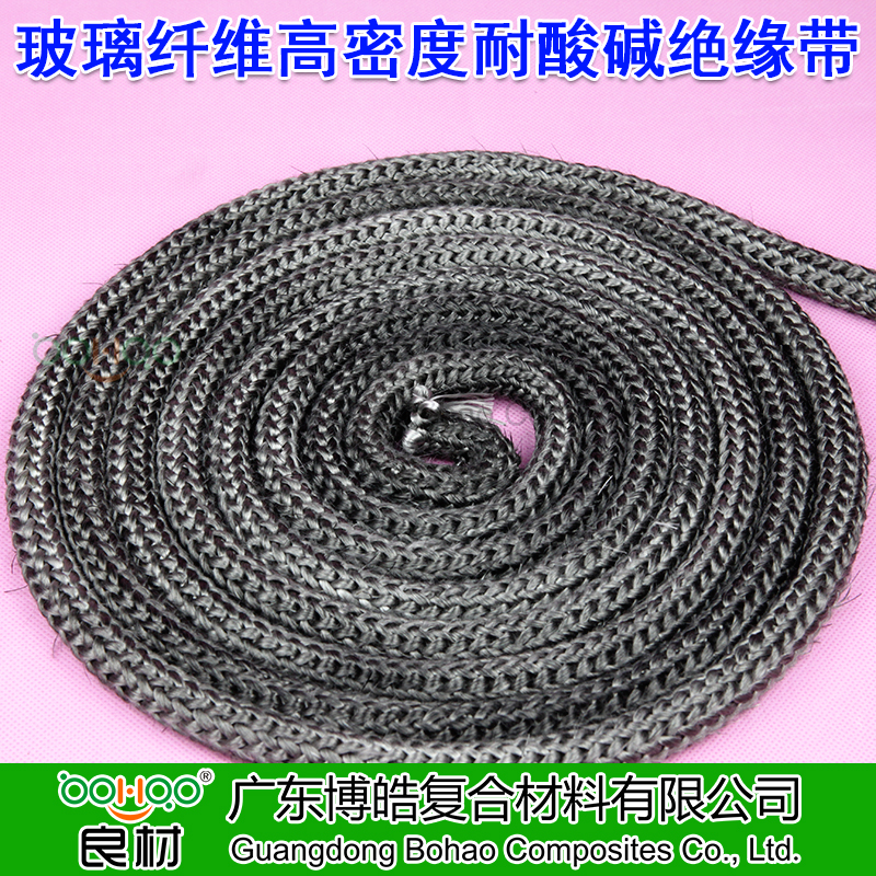 玻璃纖維膨體紗圓繩 管道包扎玻纖繩 保溫隔熱密封玻纖編織帶