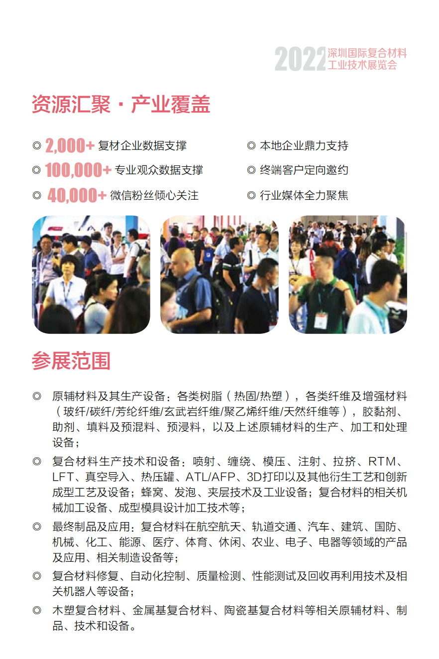 深圳國際復合材料工業技術展覽會(CCE Shenzhen 2022) 展會介紹 新日期_04